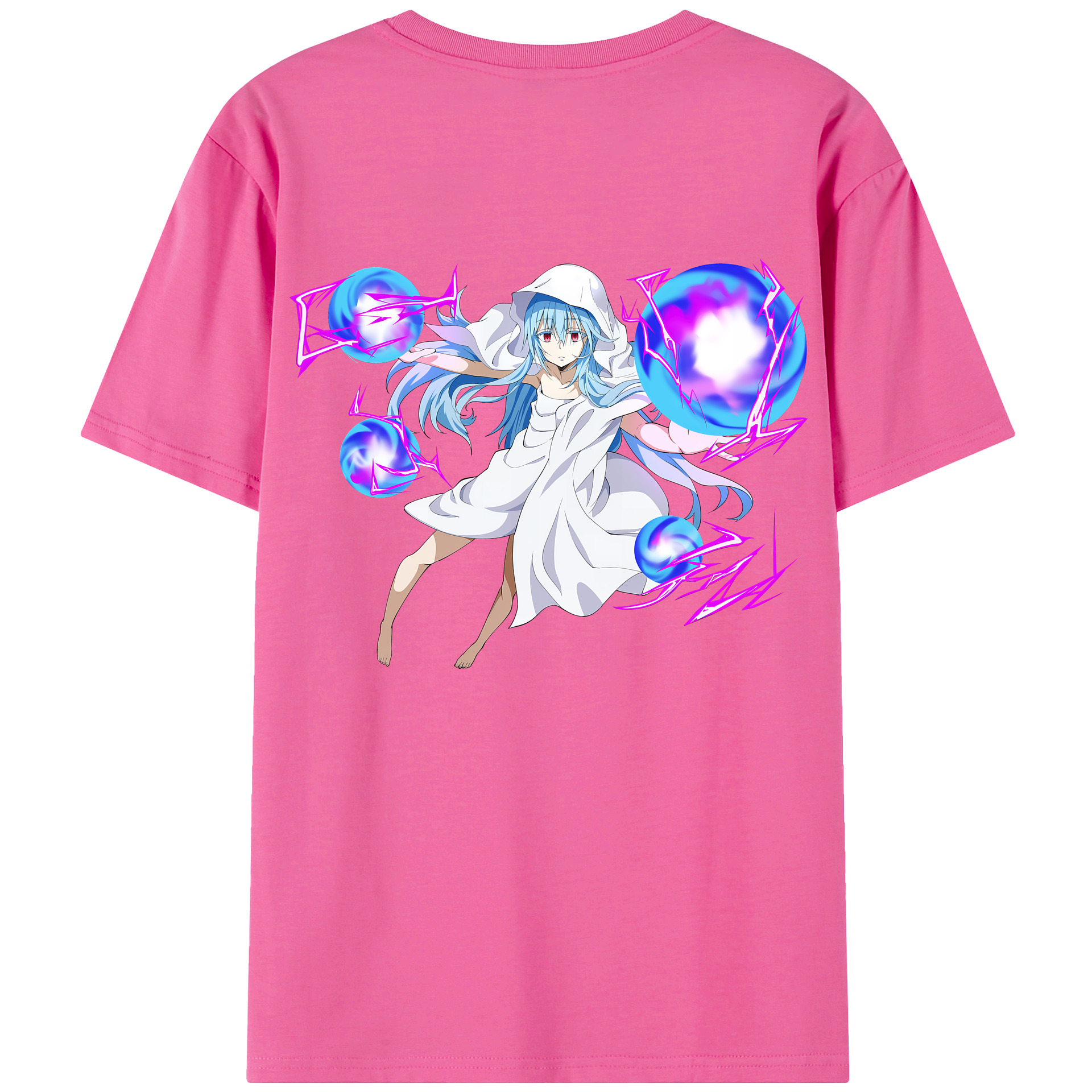（画像用） 転スラ Regarding Reincarnated to Slime レディース半袖Tシャツ(バックプリント)